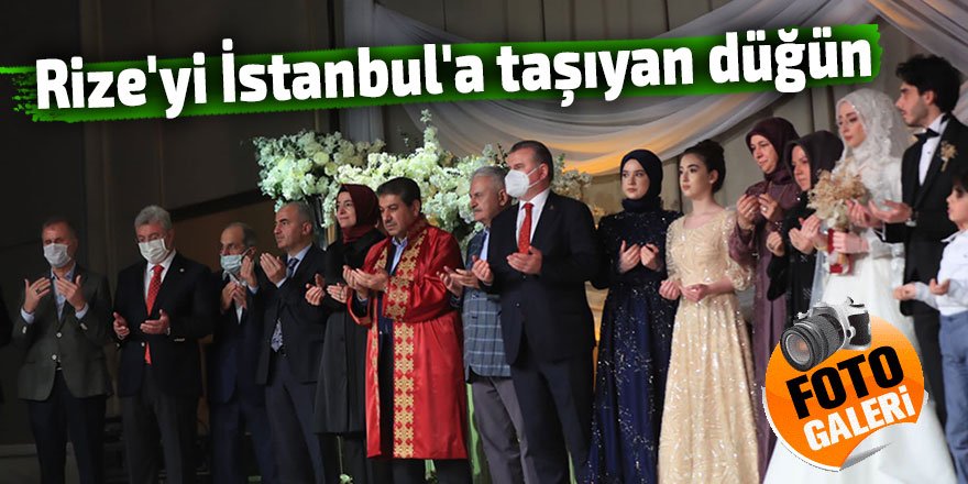 Rize'yi İstanbul'a taşıyan düğün