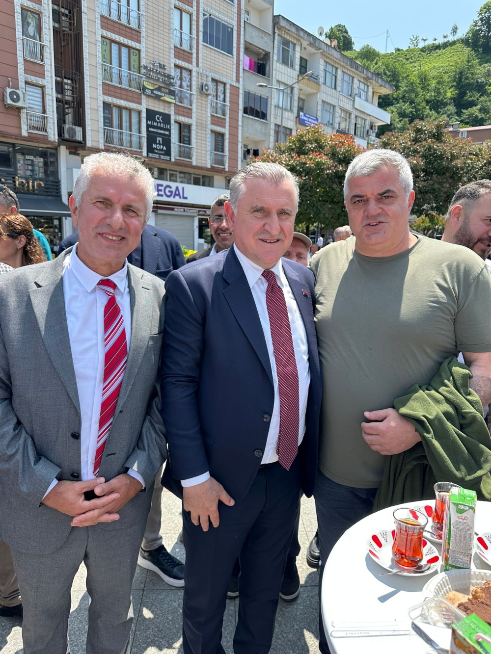 Pazar'daki bayramlaşmada projeler tartışıldı 14