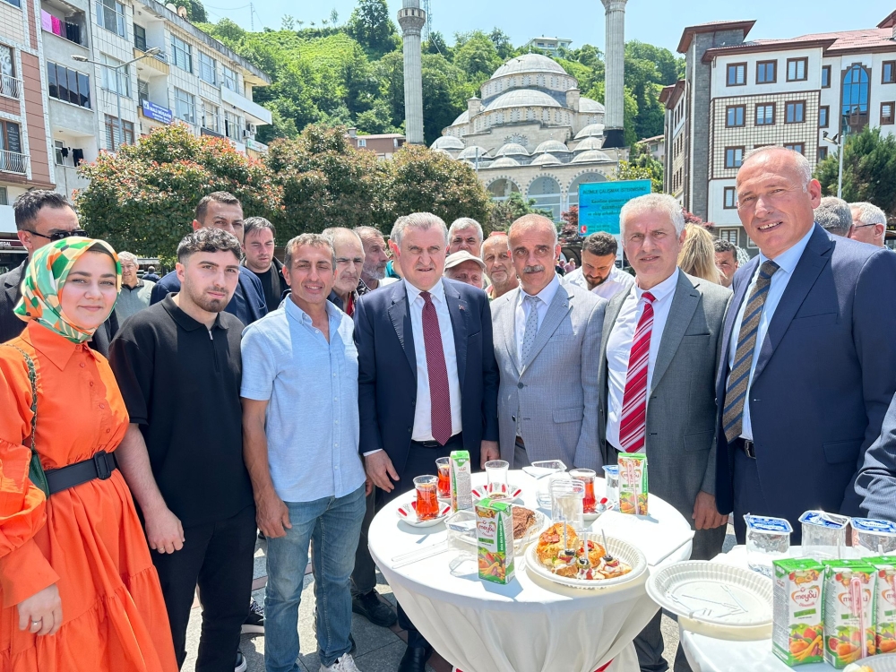 Pazar'daki bayramlaşmada projeler tartışıldı 19