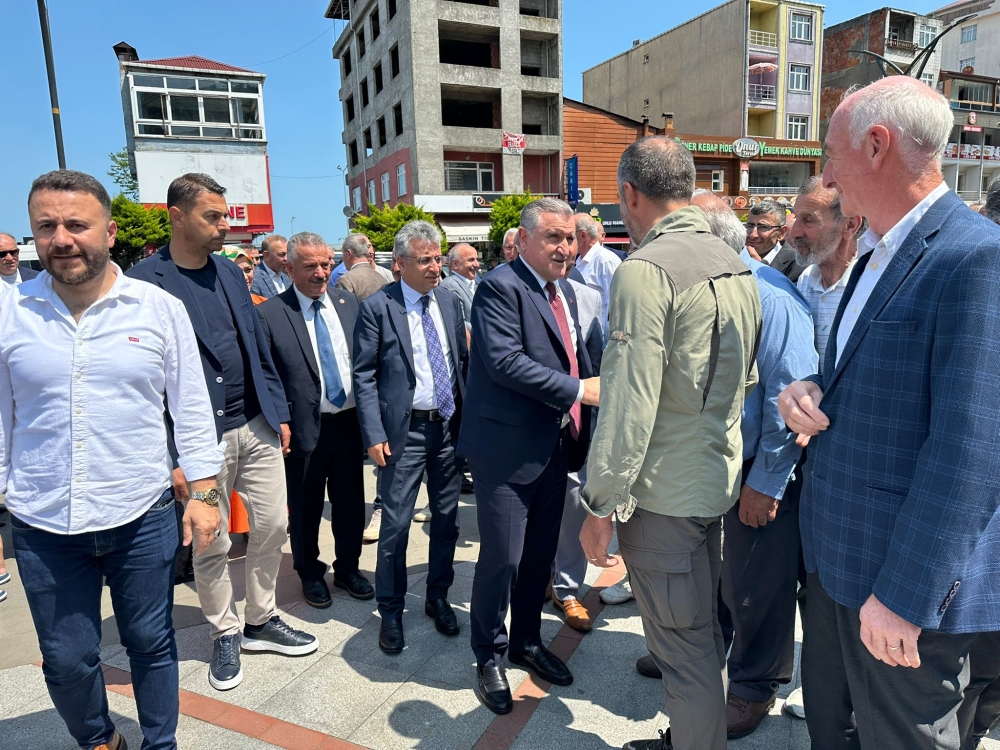 Pazar'daki bayramlaşmada projeler tartışıldı 2