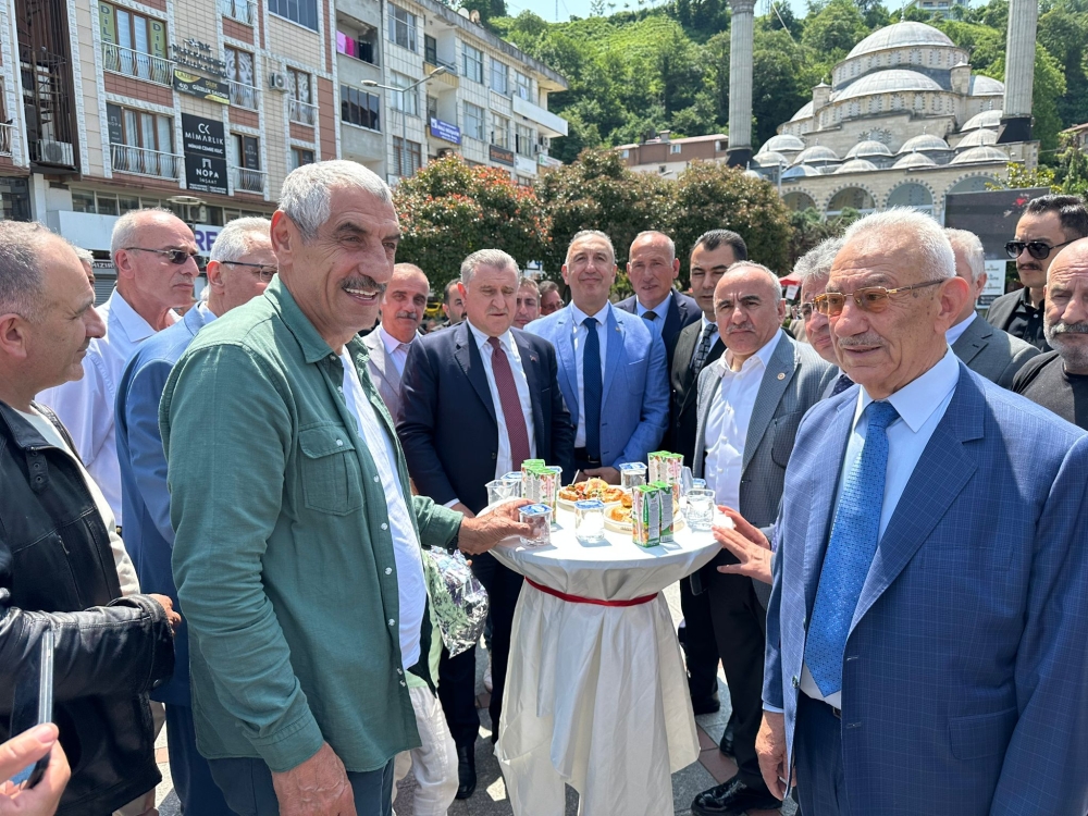 Pazar'daki bayramlaşmada projeler tartışıldı 8