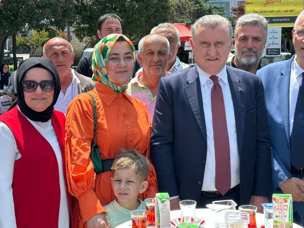 Pazar'daki bayramlaşmada projeler tartışıldı 9