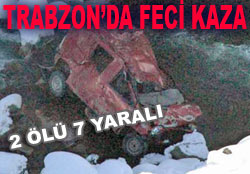 Trabzon'da kaza: 2 ölü 7 yaralı