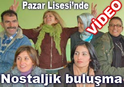 Pazar Lisesinde 23 yıllık buluşma