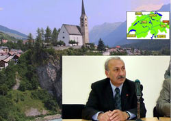 Başkan Cumbur Scuol'da