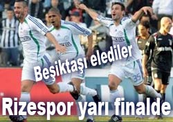 Rizespor kupada yari finalde