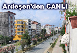 Ardeşen de canlı yayında