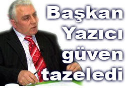 Ardeşen'de Yazıcı güven tazeledi