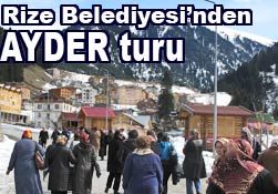 4 bin bayanı Aydere götürdü