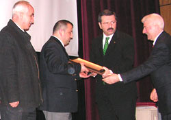 Rize Vergi rekortmenleri için tören