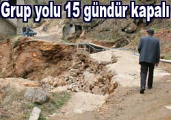 Cimil yolu 15 gündür kapalı!