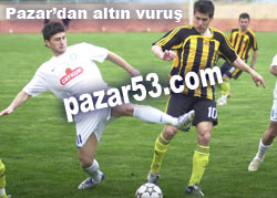 Pazarspor'dan altın galibiyet