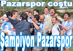 DSGLde Pazarspor şampiyon