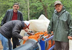 Pazar'ın su sorunu çözülüyor