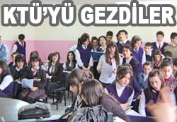 Pazarlı öğrencilere KTÜ turu