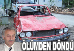 Müdür Çoruh'ta ölümden döndü