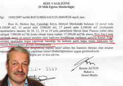 Rize'ye yatırım okulun adına takıldı