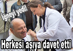 Çırakoğlu aşı oldu, destek verdi!