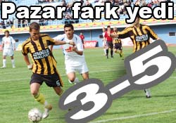 Pazarspor'dan farklı veda