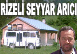 20 arı kovanını arabasında taşıyor!