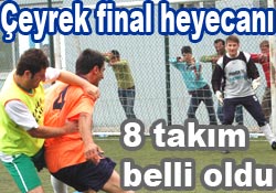 Ve çeyrek finalistler belli oldu