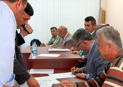 Basın önünde KÖYDES ihalesi