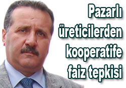 Çay Kooperatifi'ne faiz tepkisi