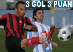 Pazarspor 3 puanı 3 golle aldı