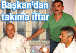 Başkan Yangından iftarlı veda