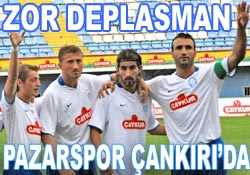 Pazarspor Çankırı'da çıkış arıyor