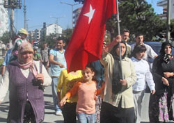 Ardeşen'de terör protestosu