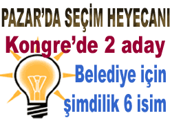 Pazar AK Partide kongre heyecanı