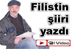 Bu sefer Filistin'in şiirini yazdı