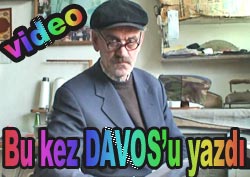 Şimdi de Davos için şiir yazdı!