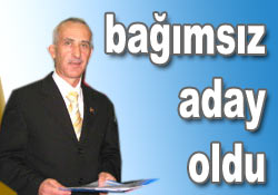 Yaşar Alinoğlu bağımsız aday oldu