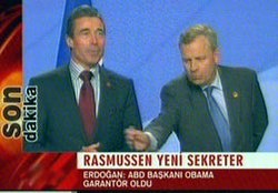 Türkiye'ye Rasmussen tavizi