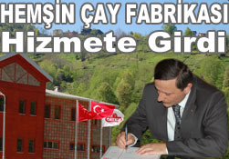 Hemşin Çay Fabrikası tamam