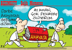 Memecan'dan sıradışı karikatür