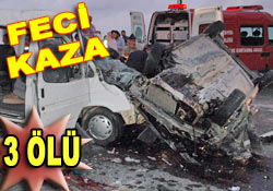 Trabzon'da feci kaza: 3 ölü 2 yaralı