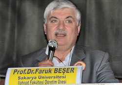 Prof. Beşer Pazar'da konuştu