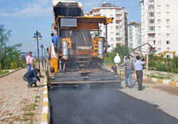 Fındıklı MYO yolu asfaltlandı