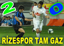 Rizespor Erciyes'i 2-0'la geçti