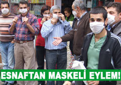 Fındıklı esnafından maskeli eylem