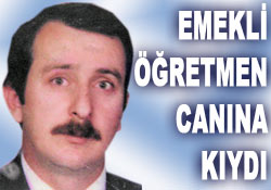 Rize'de emekli öğretmenin intiharı