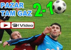 Pazarspor zirveyi sevdi: 2-1