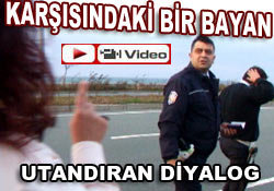 Trafik polisine takıldılar!