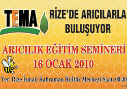 TEMA, Rizeli arıcıları eğitecek