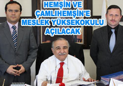 Hemşin ve Ç. Hemşin'e müjde