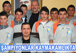 Pazarspor U-15'leri kaymakamlıkta