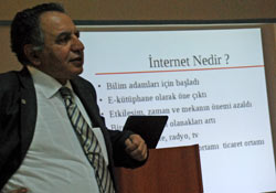 Pazar MYO'da internet konferansı